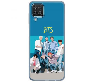 Чохол для Samsung Galaxy A12 / M12 MixCase BTS на блакитному