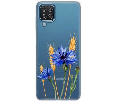 Чохол для Samsung Galaxy M33 (M336) Mixcase квіти волошки в колосках