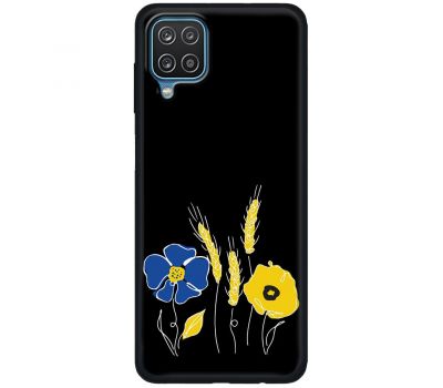 Чохол для Samsung Galaxy A12 / M12 MixCase патріотичні квіти україни