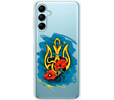 Чохол для Samsung Galaxy M14 (M146) MixCase патріотичні герб із маками