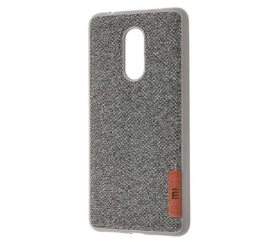 Чохол для Xiaomi Redmi 5 Label Case Textile сірий