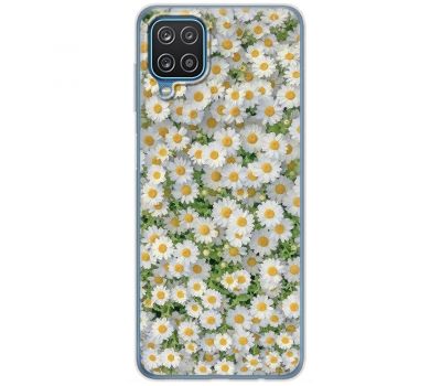 Чохол для Samsung Galaxy A12 / M12 MixCase квіти ромашки фарбами