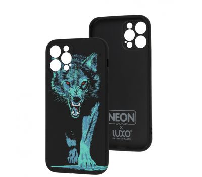 Чохол для iPhone 12 Pro WAVE neon x luxo Wild wolf
