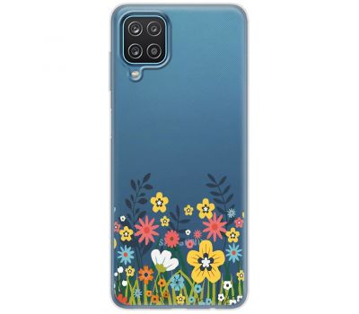 Чохол для Samsung Galaxy A12 / M12 Mixcase квіткове поле