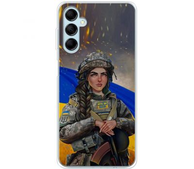 Чохол для Samsung Galaxy M14 (M146) MixCase патріотичні дівчина воїн