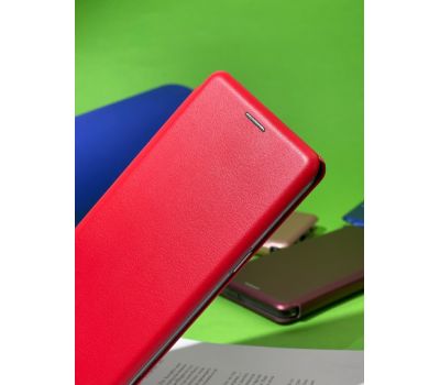 Чохол книжка Premium для Samsung Galaxy M33 (M336) бордовий 3363461