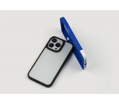 Чохол для iPhone 13 Pro Bichromatic navy blue / white 3363862