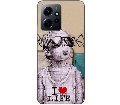 Чохол для Xiaomi Redmi Note 12 4G MixCase графіті I love life