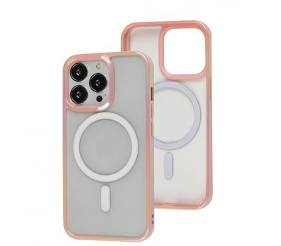 Чехол для iPhone 13 Pro WAVE Blinding light MagSafe pink