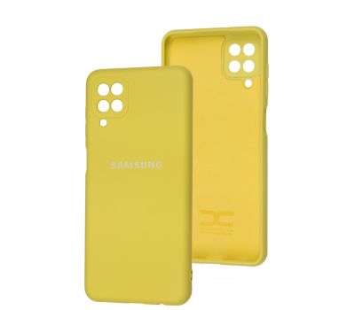 Чохол для Samsung Galaxy A12 / M12 Full camera лимонний
