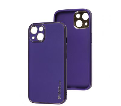 Чохол для iPhone 14 Leather Xshield ultra violet