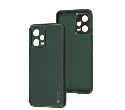 Чохол для Xiaomi Poco X5 / Note 12 5G Leather Xshield army green