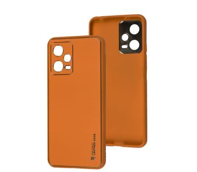 Чохол для Xiaomi Poco X5 / Note 12 5G Leather Xshield apricot