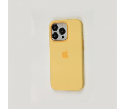 Чохол для iPhone 14 Pro MagSafe Silicone Full Size sunglow 3367713