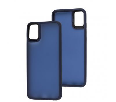 Чохол для Samsung Galaxy A04E (A042) Lyon Frosted navy blue