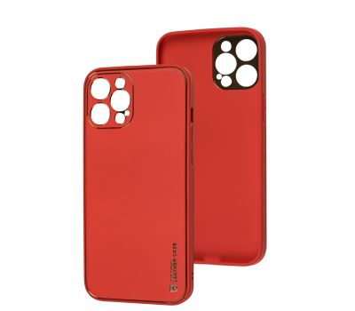 Чохол для iPhone 12 Pro Max Leather Xshield red