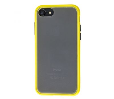 Чохол LikGus Maxshield для iPhone 6/7/8 матовий жовтий