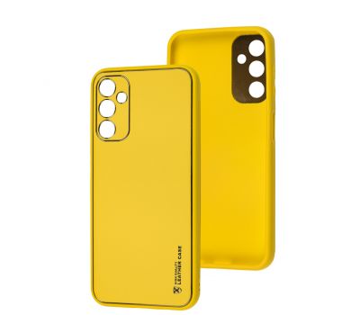 Чохол для Samsung Galaxy A14 Leather Xshield yellow