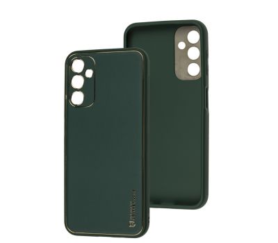 Чохол для Samsung Galaxy A14 Leather Xshield army green