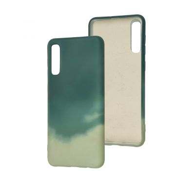 Чохол для Samsung Galaxy A50/A50s/A30s Wave Watercolor dark green/gray