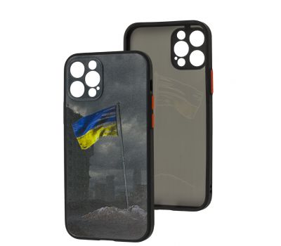 Чохол для iPhone 12 Pro WAVE Ukraine Shadow Matte unbreakable