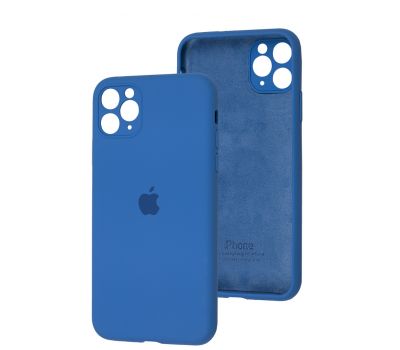 Чохол для iPhone 11 Pro Max Silicone Slim Full camera royal blue