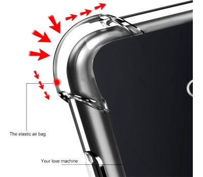 Чохол для Samsung Galaxy S8+ (G955) WXD силіконовий прозорий ударостійкий 3368284