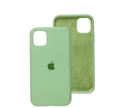 Чохол для iPhone 11 Silicone Full зелений / pistachio