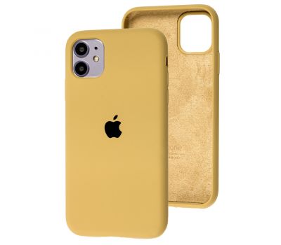 Чохол для iPhone 11 Silicone Full golden