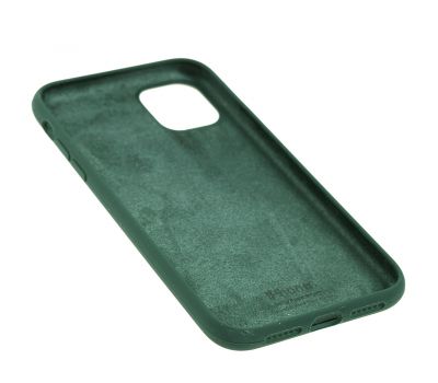 Чохол для iPhone 11 Silicone Full forest green 3368383