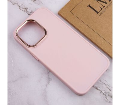 Чохол для iPhone 13 Pro Bonbon Metal style light pink 3369041