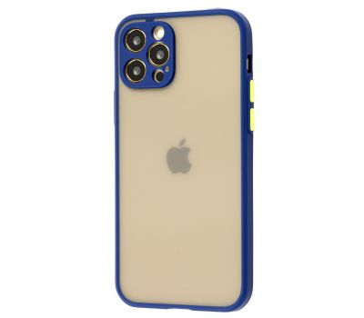 Чохол для iPhone 12 Pro LikGus Totu camera protect синій