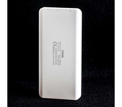 Зовнішній акумулятор Power Bank Fonsi F19-10000 mAh white 337508