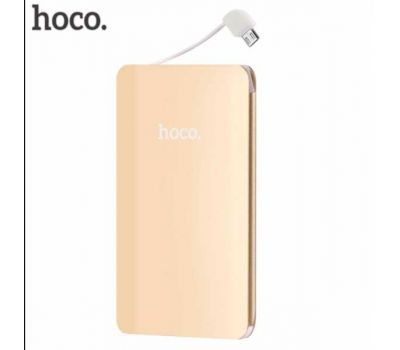 Зовнішній акумулятор power bank Hoco B13 Card-type Portable 5000 mAh gold