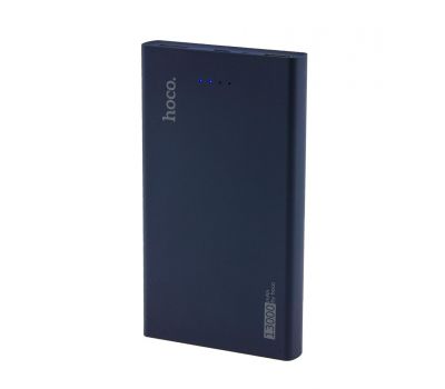 Зовнішній акумулятор power bank Hoco B12 Khaki Style 13000 mAh blue