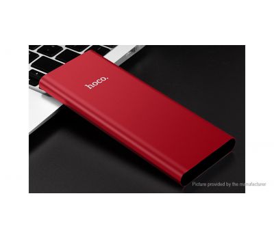Зовнішній акумулятор Power Bank Hoco B16 Metal Surface 10000 mAh red 337809