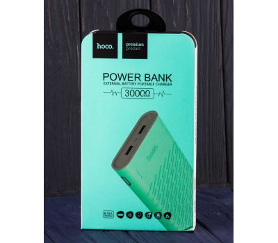 Зовнішній акумулятор power bank Hoco B18 Wen Nai 30000 mAh turquoise 337871