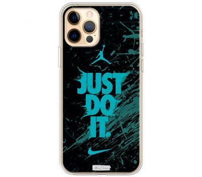 Чохол для iPhone 12 Pro Max MixCase логотип лого спорт на чорному