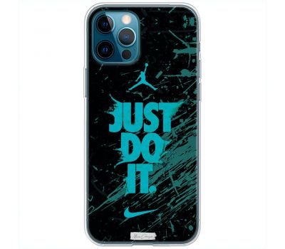 Чохол для iPhone 12 Pro MixCase логотип лого спорт на чорному