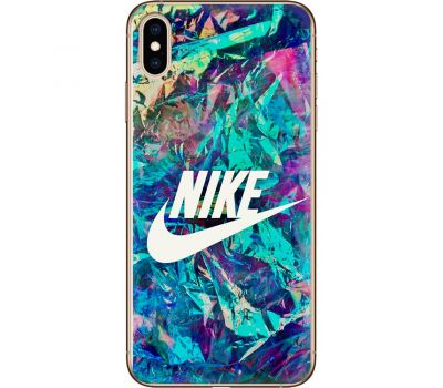 Чохол для iPhone XS Max MixCase логотип лого спорт на кольоровому