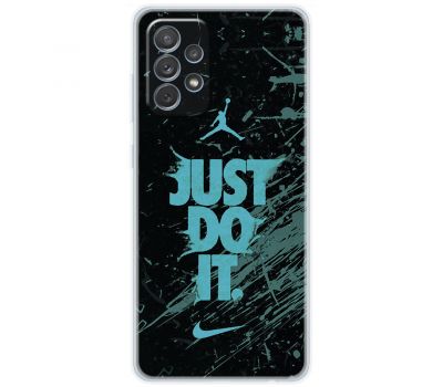 Чохол для Samsung Galaxy A72 MixCase логотип лого спорт на чорному