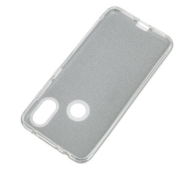 Чохол для Xiaomi Redmi Note 6 Pro Shining Glitter з блискітками сріблястий 3370151