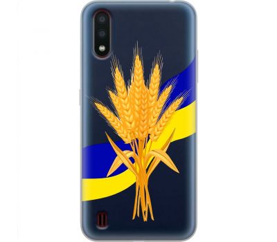 Чохол для Samsung Galaxy A01 (A015) MixCase патріотичні пшениця з України