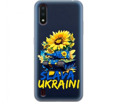 Чохол для Samsung Galaxy A01 (A015) MixCase патріотичні Slava Ukraini