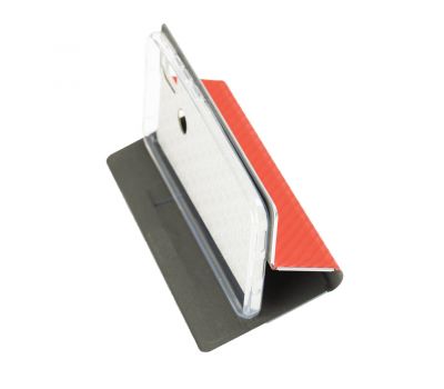 Чохол книжка для Xiaomi Redmi 9C / 10A Carbon book червоний 3373047