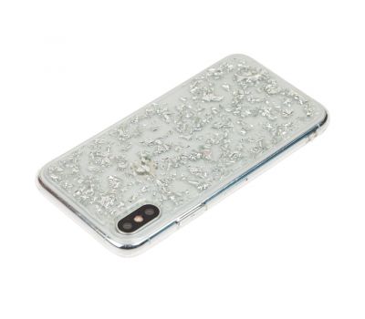 Чохол Confetti fashion для iPhone X / Xs сріблястий 3373883
