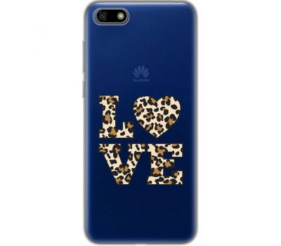 Чохол для Huawei Y5 2018 MixCase Леопард love