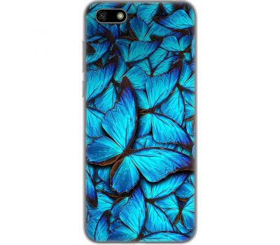 Чохол для Huawei Y5 2018 MixCase метелики сині