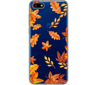 Чохол для Huawei Y5 2018 MixCase осінь осінні листочки