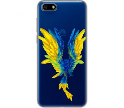 Чохол для Huawei Y5 2018 MixCase патріотичні жовто-синій птах